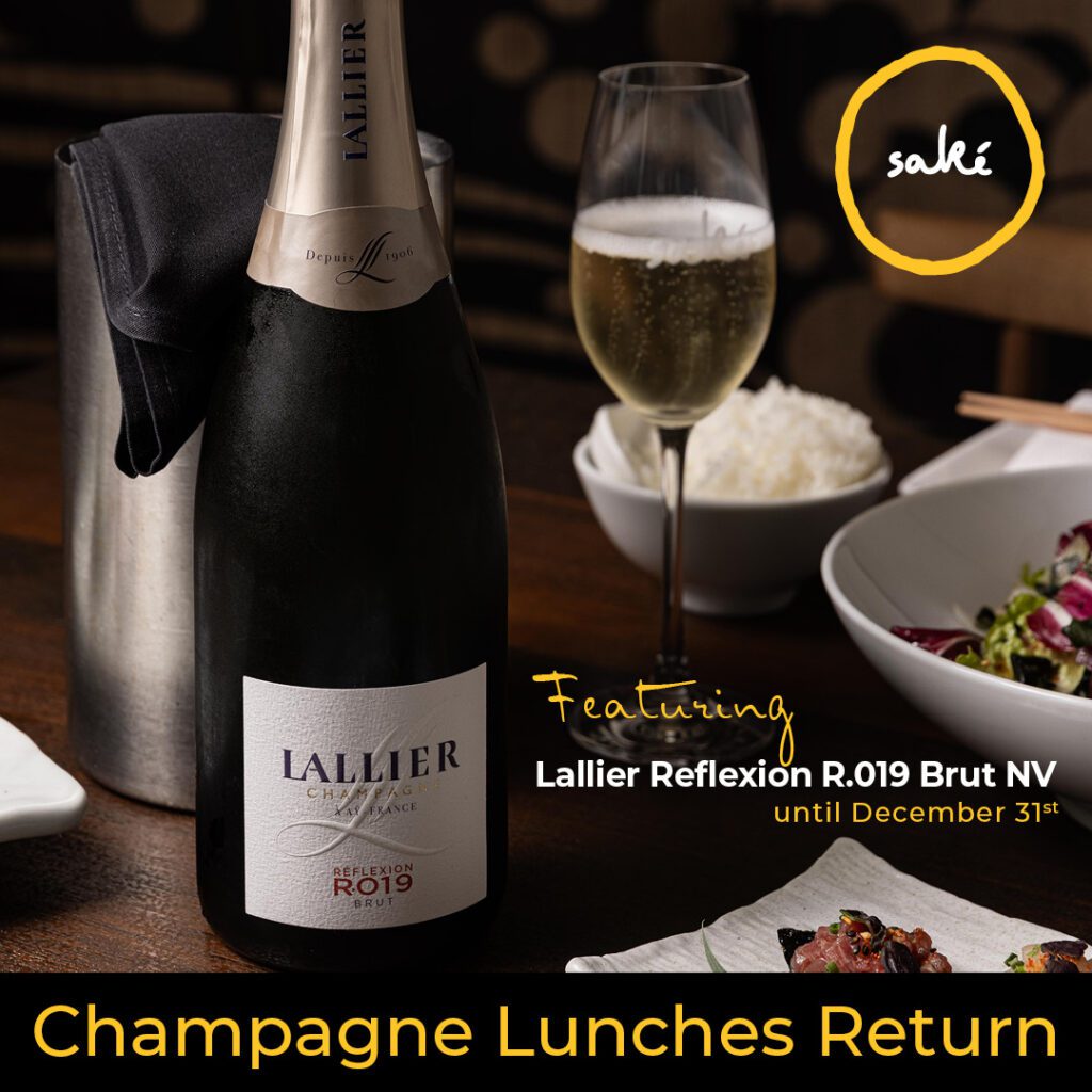 Lallier Champagne Lunches at Saké Restaurant & Bar